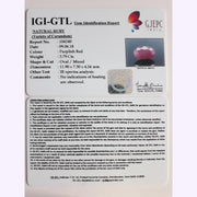 3.79 Carat Natural New Burma Ruby with Govt. Lab Certificate-4551